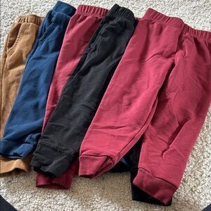 Garanimals Kids Pants in Burgundy, Black, Navy & Tan